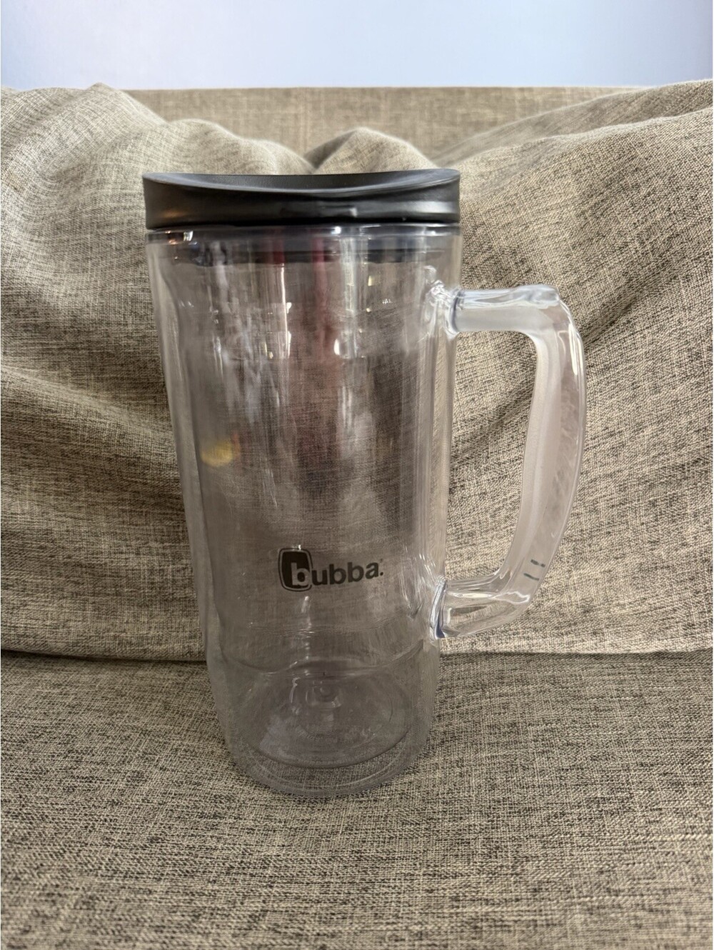 Bubba Envy S Clear Tumbler with Handle 32oz Insulated Black Lid Cup